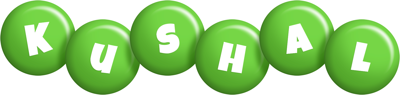 Kushal candy-green logo