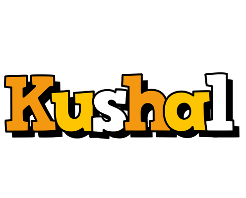 Kushal cartoon logo