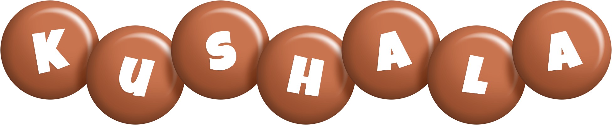 Kushala candy-brown logo