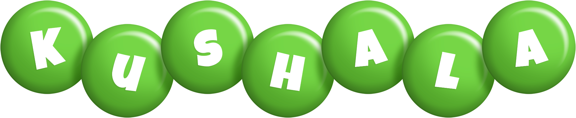 Kushala candy-green logo