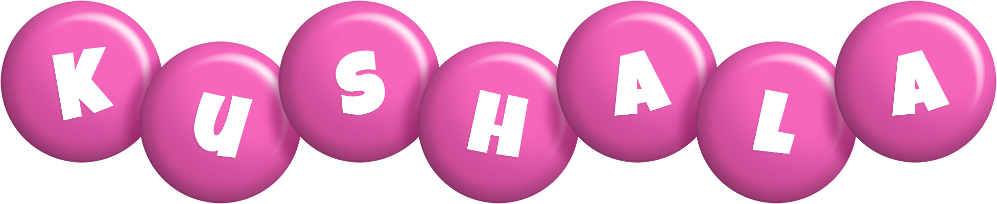 Kushala candy-pink logo