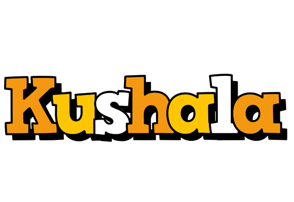 Kushala cartoon logo