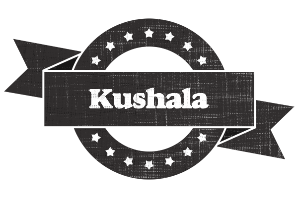 Kushala grunge logo