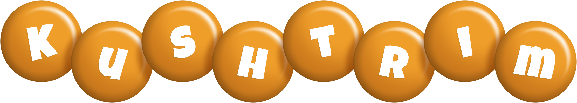 Kushtrim candy-orange logo