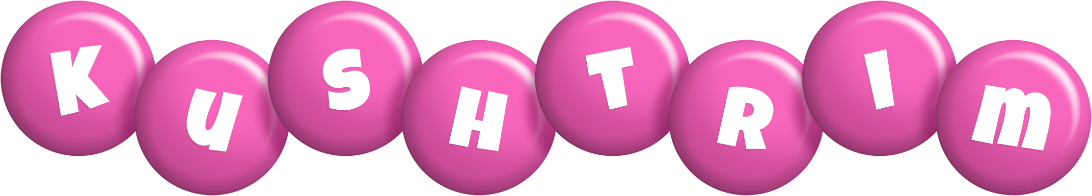 Kushtrim candy-pink logo