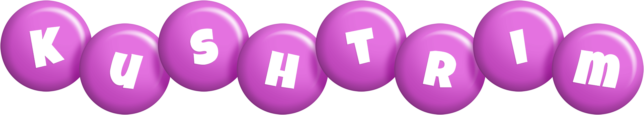 Kushtrim candy-purple logo