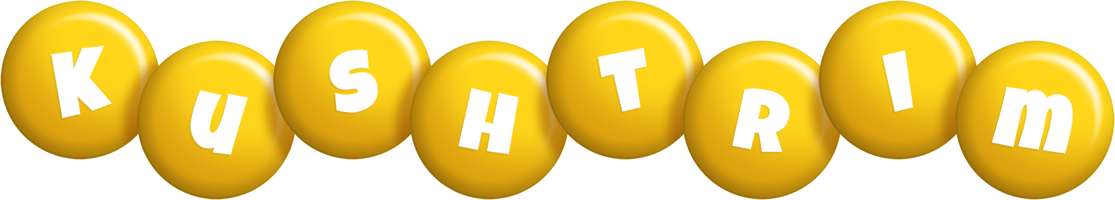 Kushtrim candy-yellow logo
