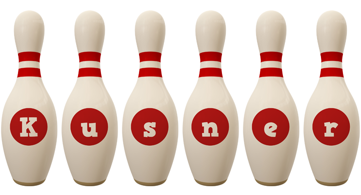 Kusner bowling-pin logo