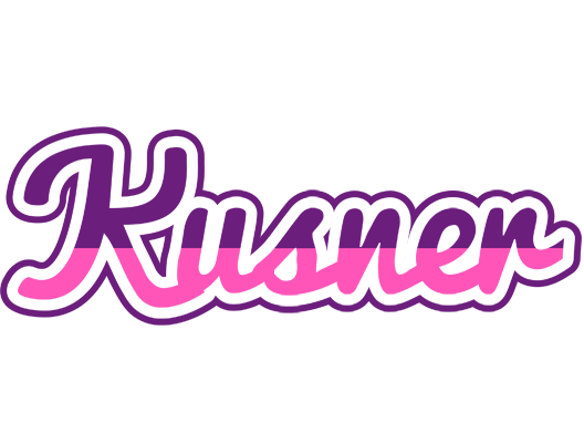 Kusner cheerful logo