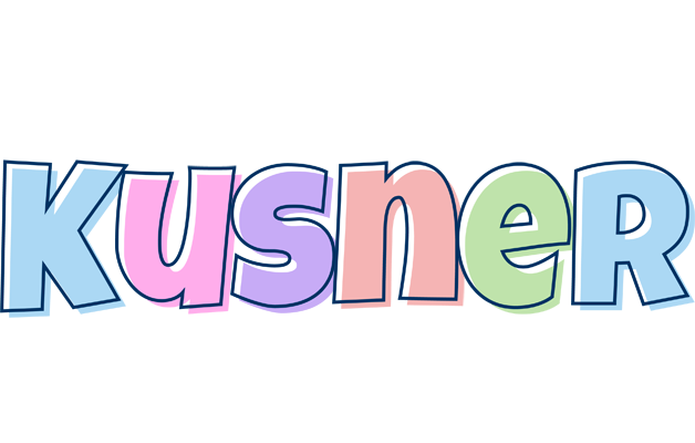 Kusner pastel logo