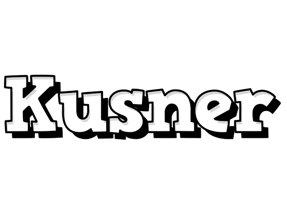 Kusner snowing logo