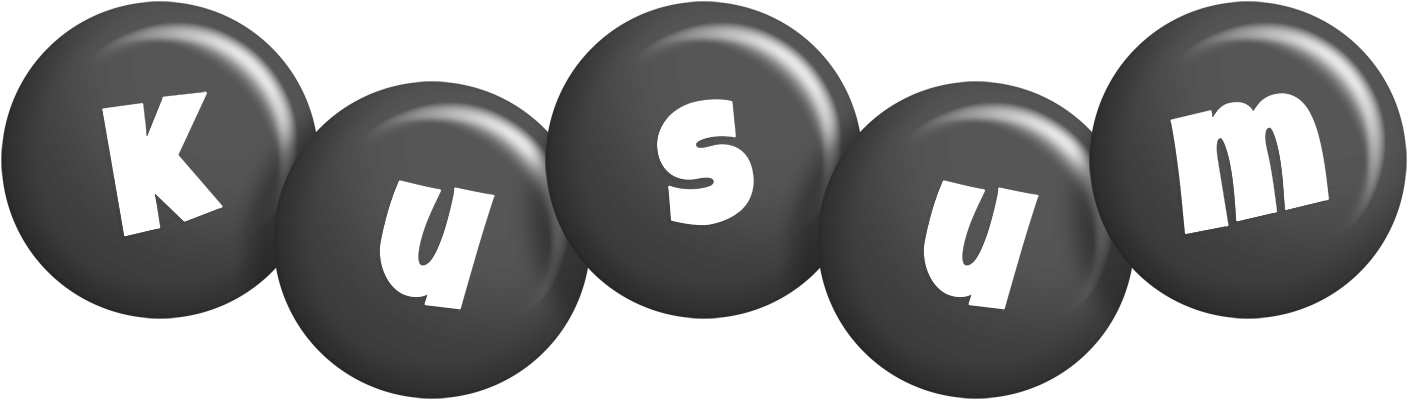 Kusum candy-black logo