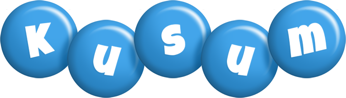 Kusum candy-blue logo