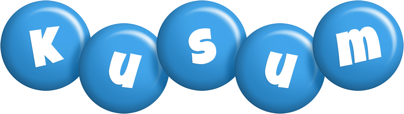 Kusum candy-blue logo