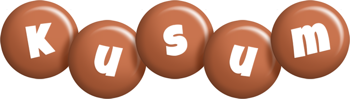 Kusum candy-brown logo