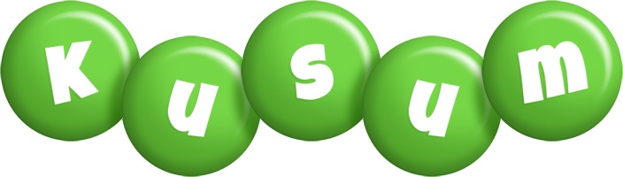 Kusum candy-green logo