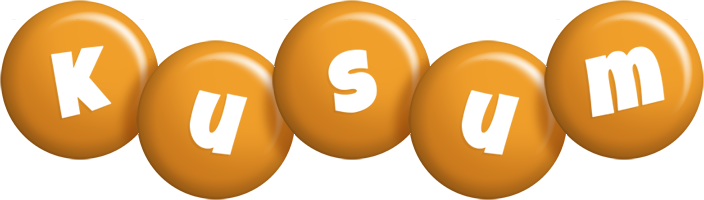Kusum candy-orange logo