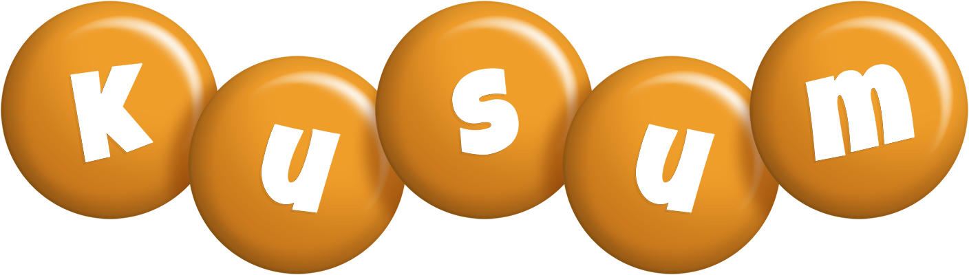 Kusum candy-orange logo