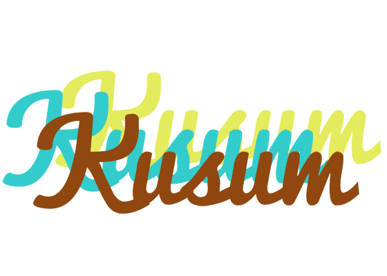 Kusum cupcake logo