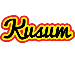 Kusum flaming logo