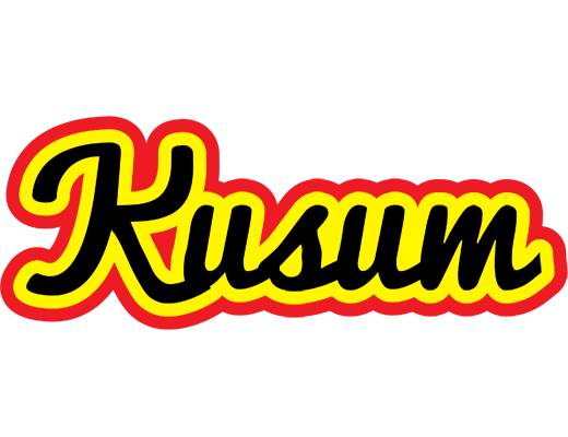 Kusum flaming logo