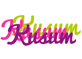 Kusum flowers logo