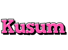 Kusum girlish logo