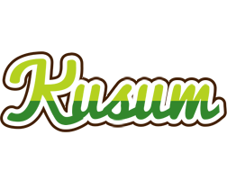 Kusum golfing logo