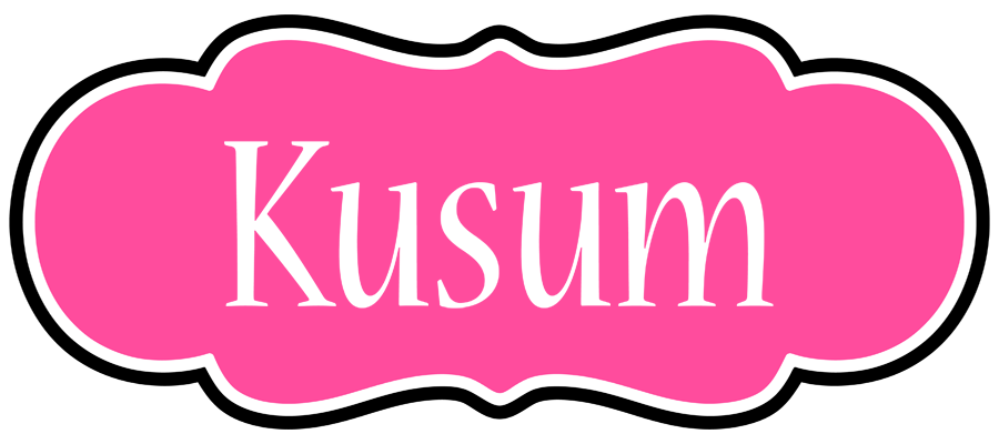 Kusum invitation logo