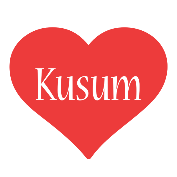 Kusum love logo