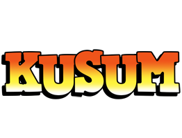 Kusum sunset logo