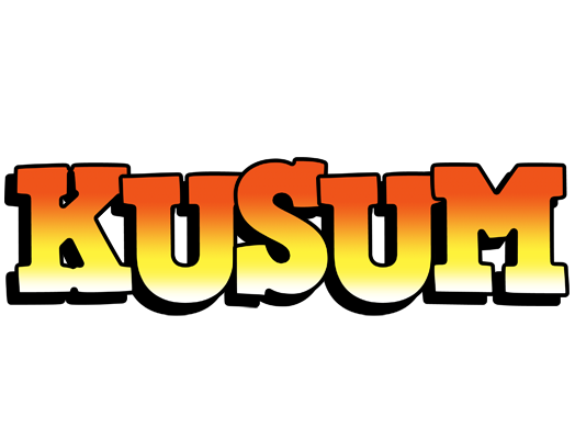 Kusum sunset logo