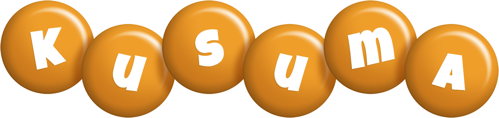 Kusuma candy-orange logo