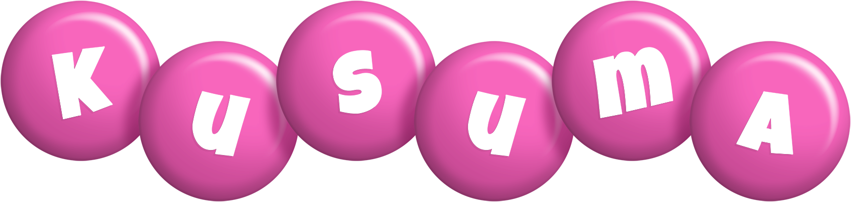 Kusuma candy-pink logo