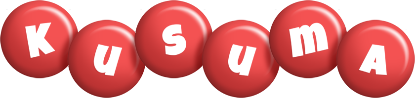 Kusuma candy-red logo