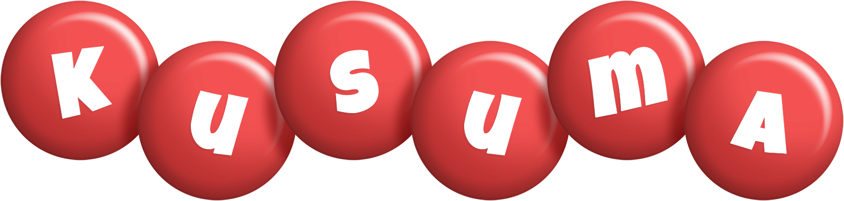 Kusuma candy-red logo