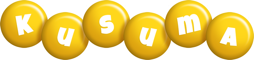Kusuma candy-yellow logo