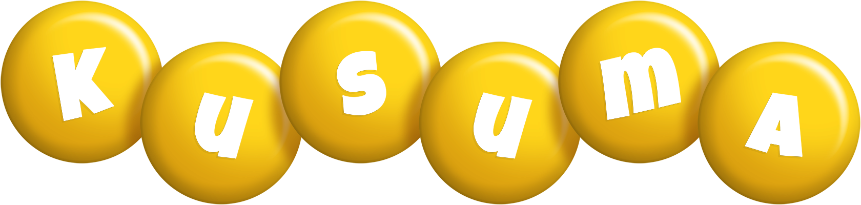 Kusuma candy-yellow logo