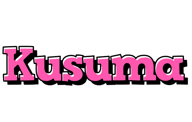 Kusuma girlish logo