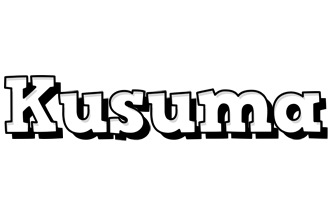 Kusuma snowing logo