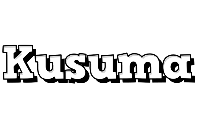 Kusuma snowing logo