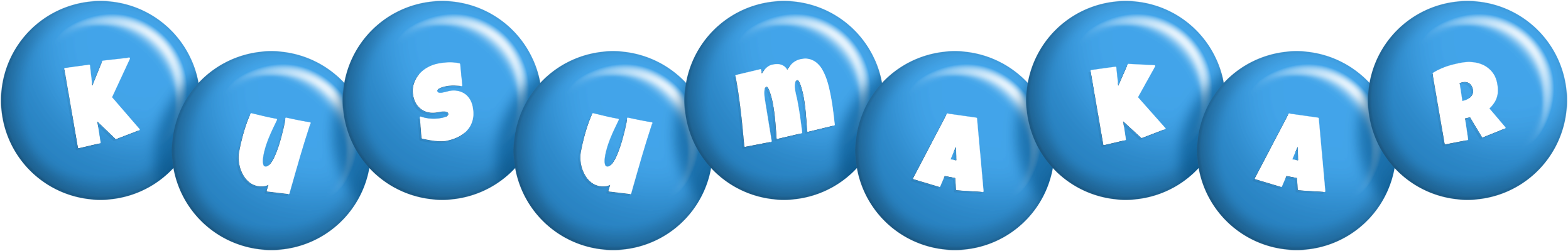 Kusumakar candy-blue logo