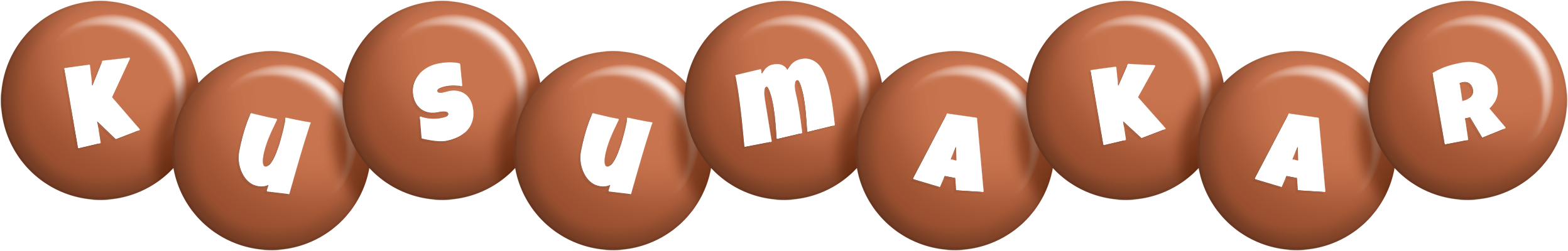 Kusumakar candy-brown logo