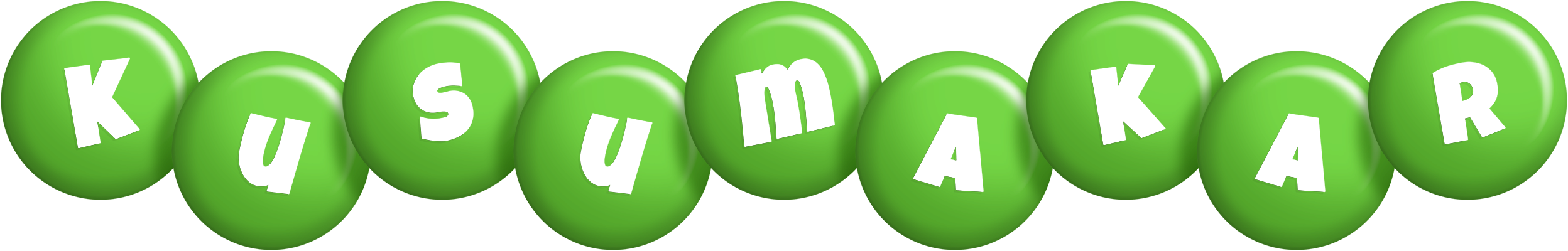Kusumakar candy-green logo