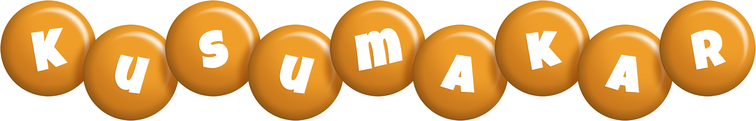 Kusumakar candy-orange logo