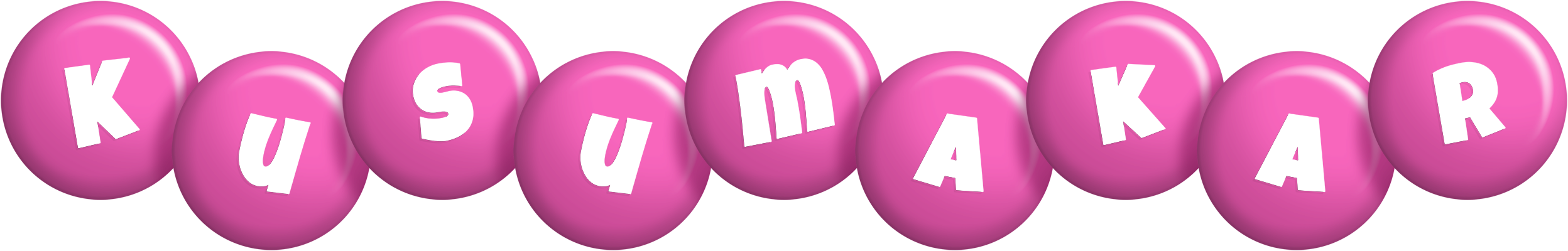 Kusumakar candy-pink logo
