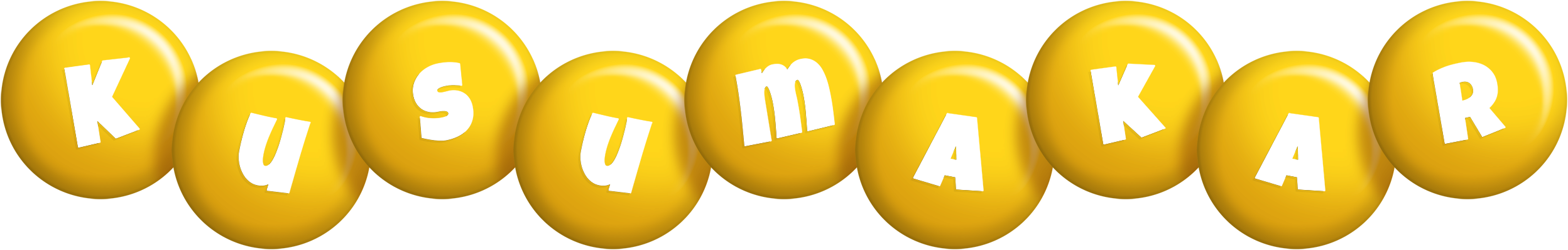 Kusumakar candy-yellow logo