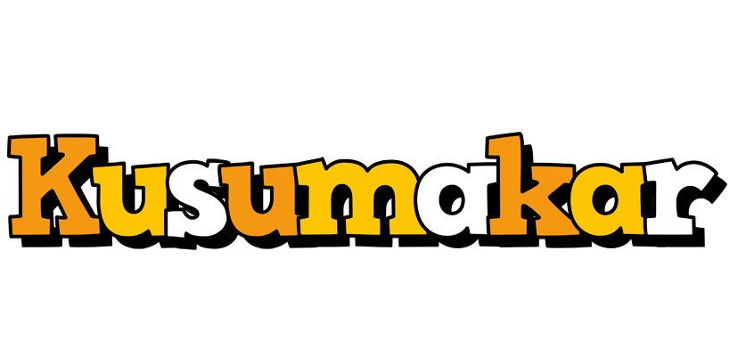 Kusumakar cartoon logo