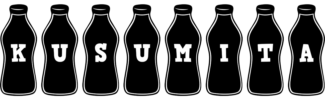 Kusumita bottle logo