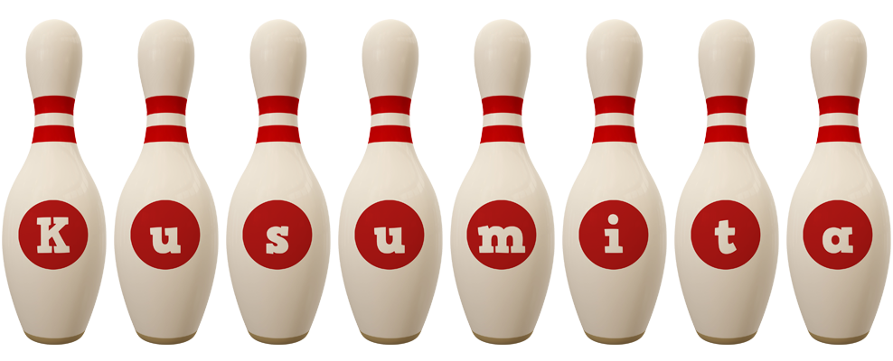 Kusumita bowling-pin logo